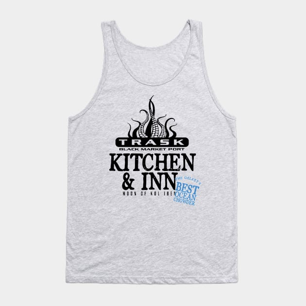 Trask Kitchen & Inn Tank Top by MindsparkCreative